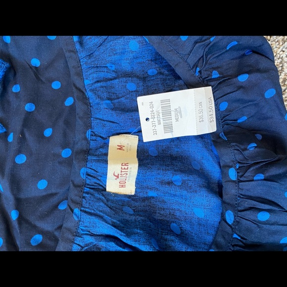 Hollister Cropped Polka Dot Tank Top - Picture 4 of 7